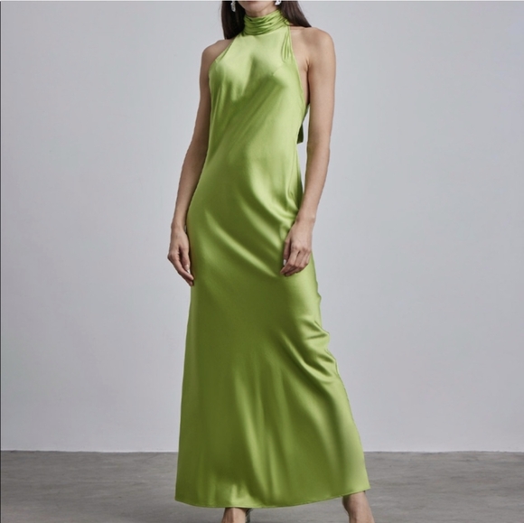 Silk Maison Dresses & Skirts - EUC XS Silk Maison halter neck maxi dress